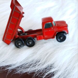 Vintage 1960's Matchbox Lesney England Red 6 Wheel Dumper Truck Series No. 48